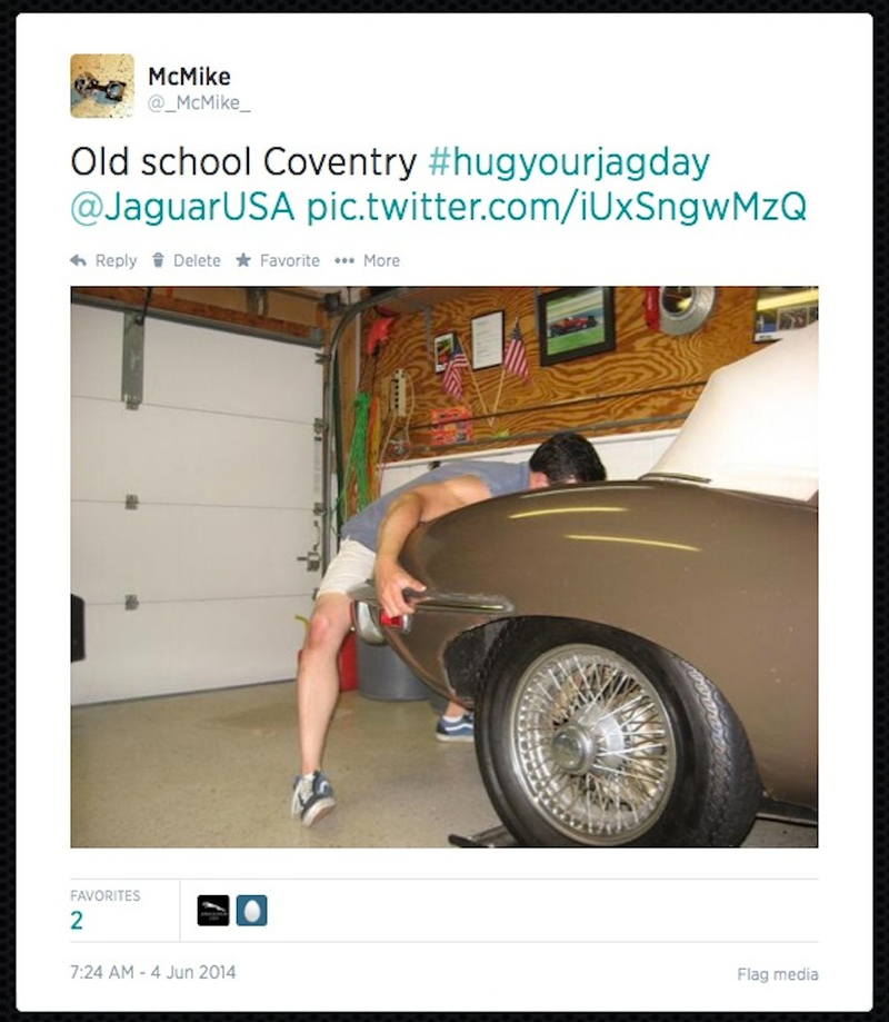 Illustration for article titled So, #HugYourJagDay Begins...
